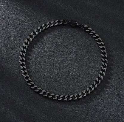 Midnight Steel 7mm Heavyweight Bracelet