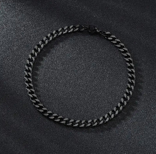 Midnight Steel 7mm Heavyweight Bracelet