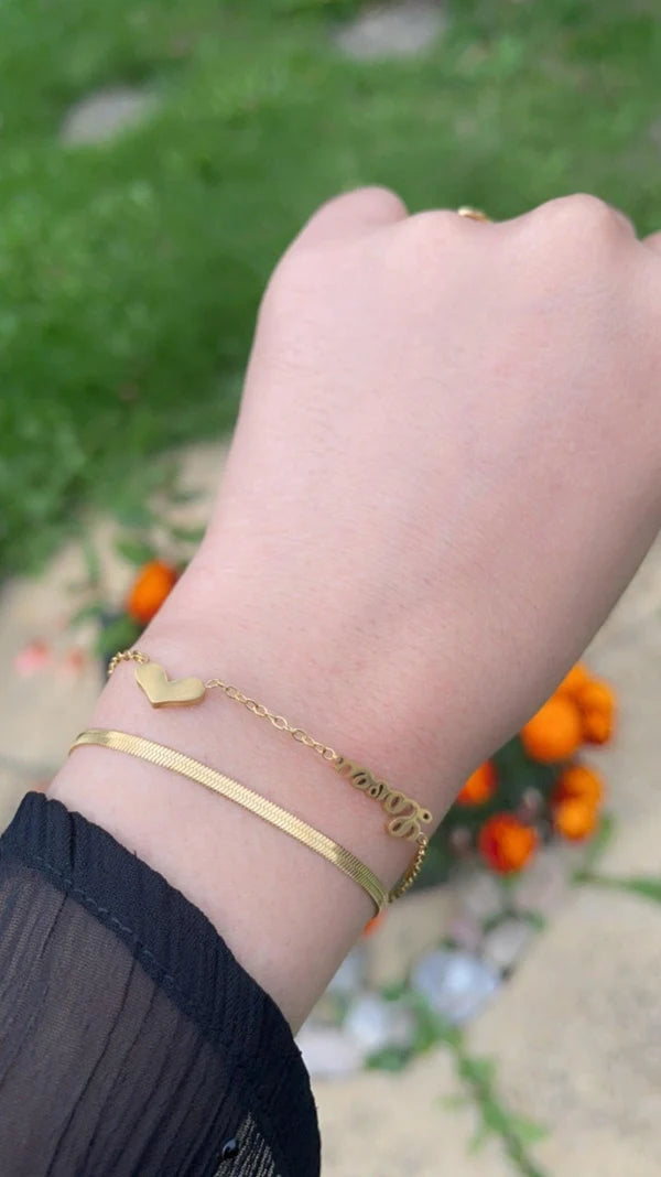 18k Gold Plated Embrace of Love Bracelet