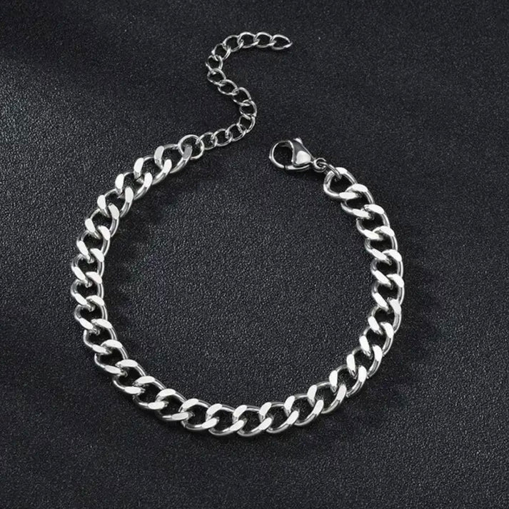 Bold Steel 7mm Heavyweight Bracelet