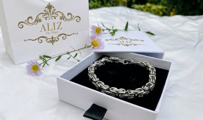 Regal Byzantine Steel Bracelet