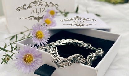 Regal Byzantine Steel Bracelet