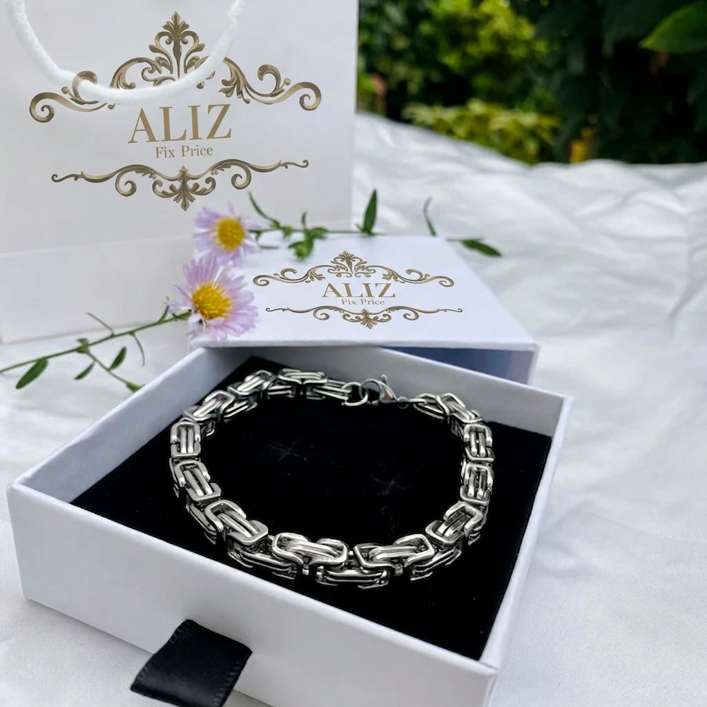 Regal Byzantine Steel Bracelet