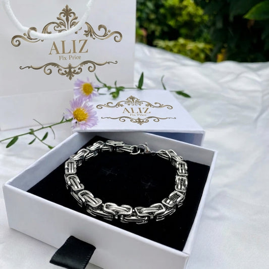 Regal Byzantine Steel Bracelet