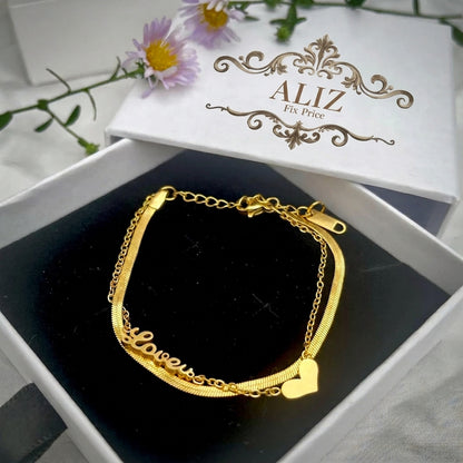 18k Gold Plated Embrace of Love Bracelet