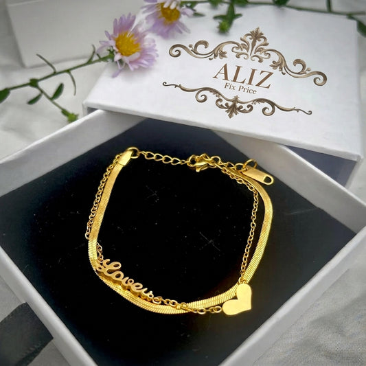 18k Gold Plated Embrace of Love Bracelet