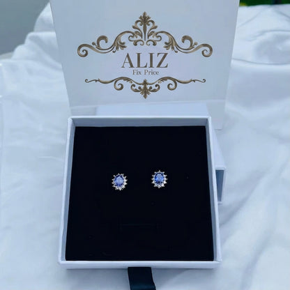 Romantic Radiance Purple Earrings