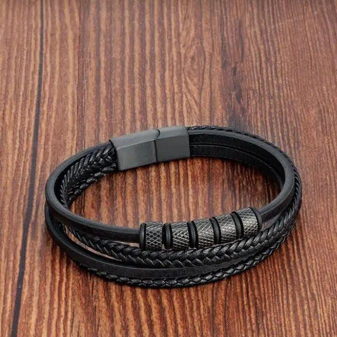 Stainless Steel Beaded Classic Bracelet