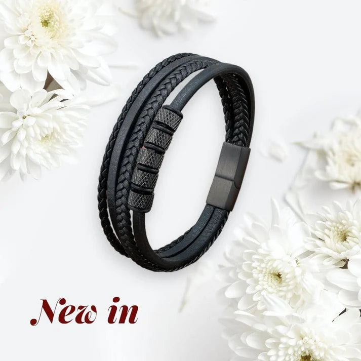 Stainless Steel Beaded Classic Bracelet