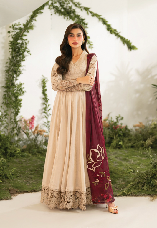 Skin Embroidered Lawn | Iznik IFE-05