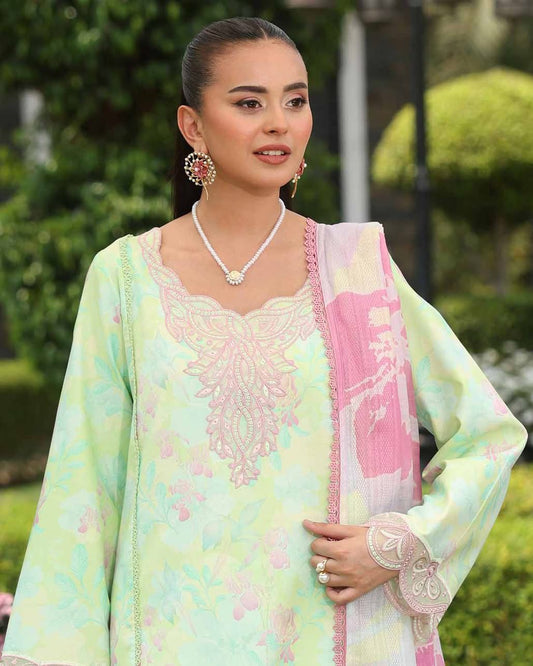 ZUBIYA 13 - Light Green Organza | RANG RASIYA LIFESTYLE SUMMER EDIT 2025