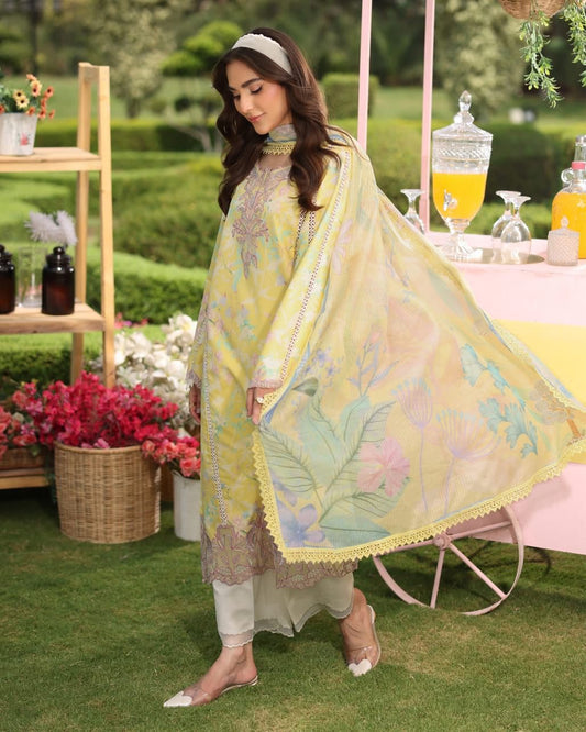 REENA 14 - Yellow Organza | RANG RASIYA LIFESTYLE SUMMER EDIT 2025