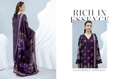 Johra Shanzay Embroidered 3 piece suit