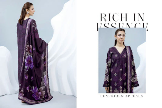Johra Shanzay Embroidered 3 piece suit