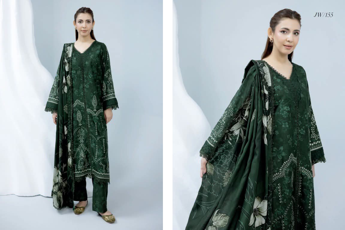 Johra Shanzay Embroidered 3 piece suit