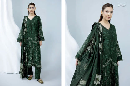 Johra Shanzay Embroidered 3 piece suit