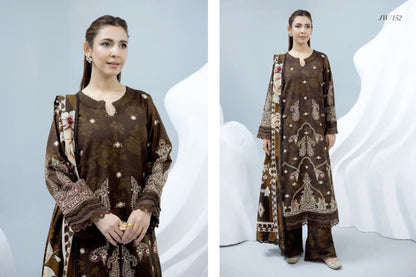 Johra Shanzay Embroidered 3 piece suit