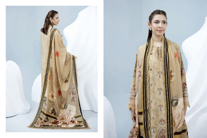Johra Shanzay Embroidered 3 piece suit