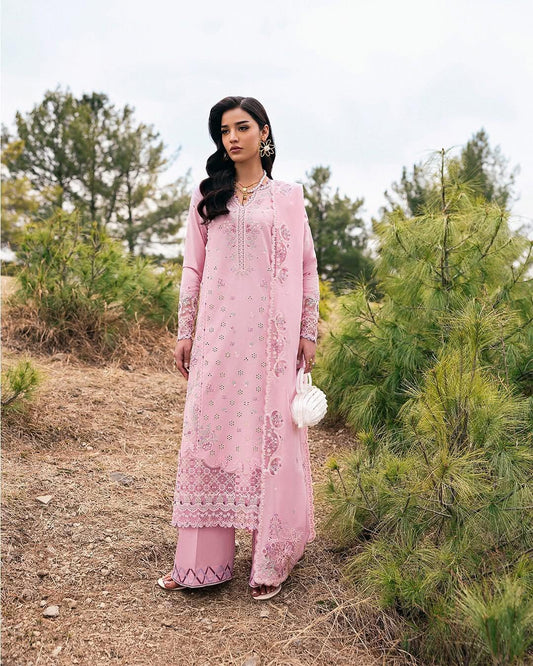 Freja  Embroidred Lawn | Qlinekari 2025